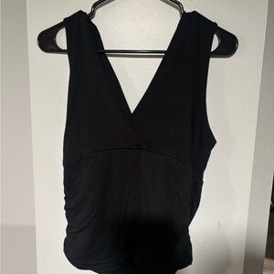 Lush Black V-Neck Tank Top